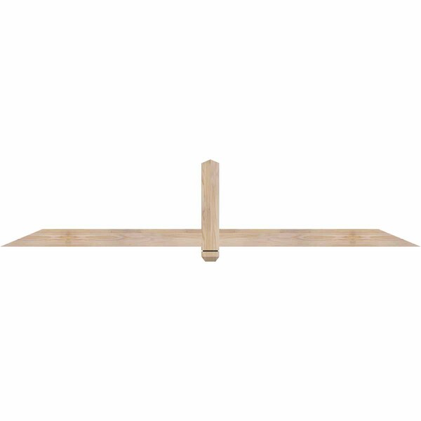 Ekena Millwork Eugene Smooth Timber Gable Bracket, Douglas Fir, 84"W x 17"H x 1 1/2"D x 3 1/2"F, 5/12 Pitch GBW084X17X0204EUG00SDF - main